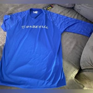 Under armour baseball tee